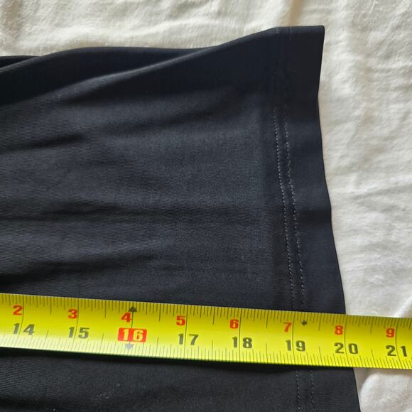 Vintage Fendi Polo Shirt Size 40/ M FF Logo Button Black Long Sleeve Cropped - Picture 8 of 8